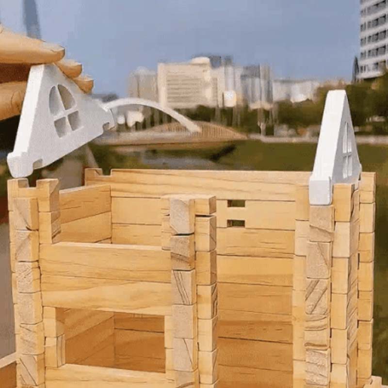 🔥Limited-time offer-Educational Wooden Building Blocks