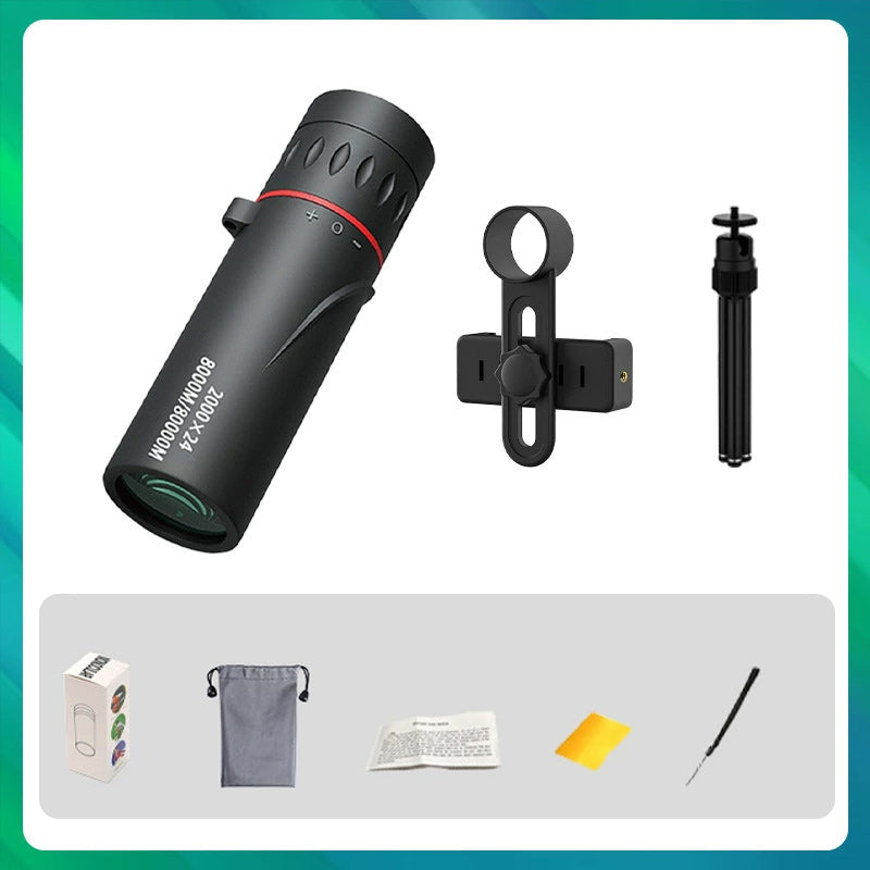 ๐ญ 50% OFF NOW! โจ Outdoor Portable Monocular Telescope - 12x50 High Definition with Smartphone Adapter for Adventures ๐๐ฑ