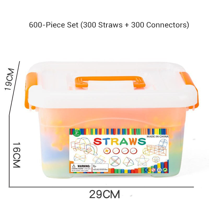 š„Hot Sale Deals-Flexible Straw Constructor Building Toy