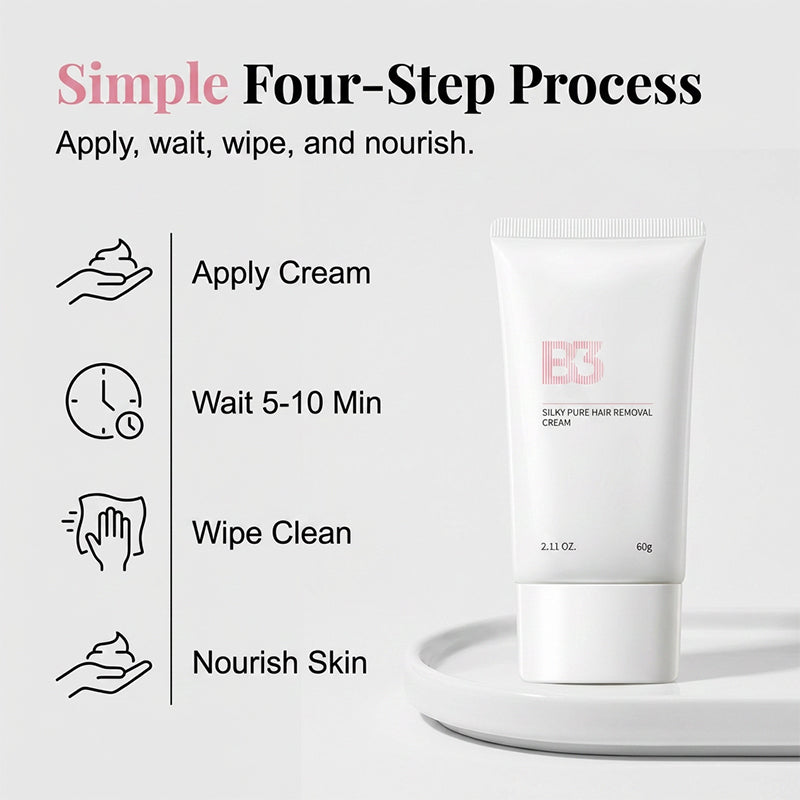 🕒Gentle 8-Minute Hair Removal Cream– The Ultimate Hair Removal Cream ✨