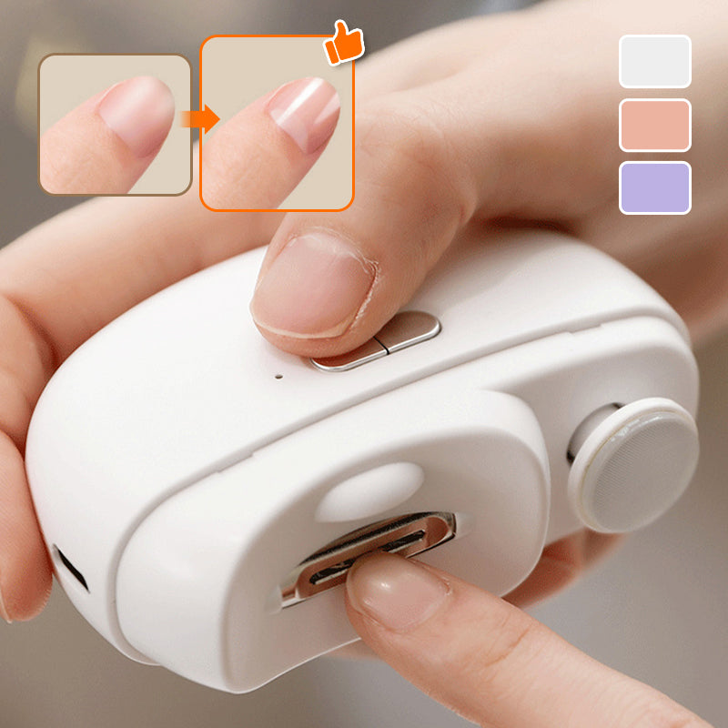 💅 50% OFF NOW! 🔧 3-in-1 Automatic Nail Clipper – Electric Trimming, Polishing & Safe for All Ages ⚡