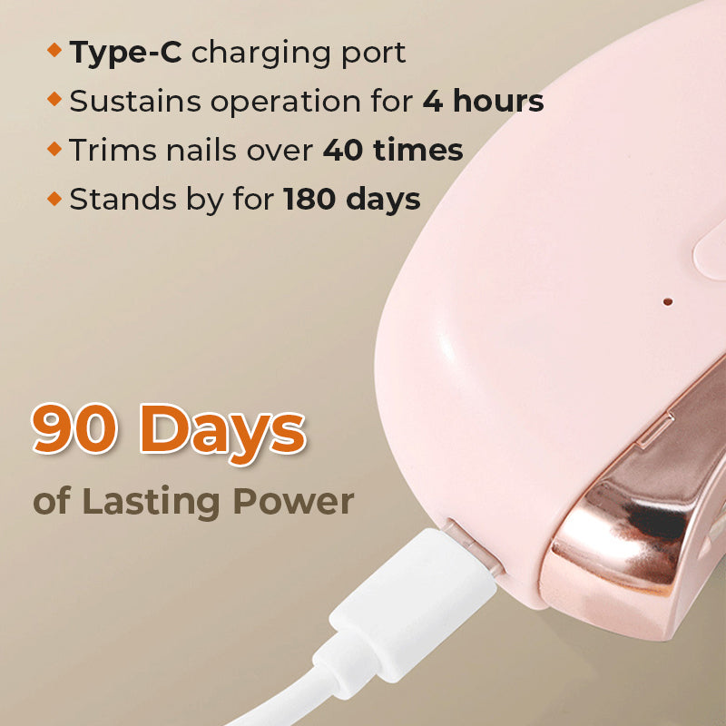 💅 50% OFF NOW! 🔧 3-in-1 Automatic Nail Clipper – Electric Trimming, Polishing & Safe for All Ages ⚡