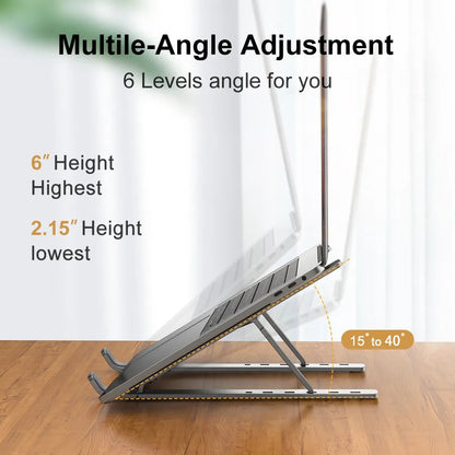 🔥Limited-time offer-Portable aluminum laptop stand