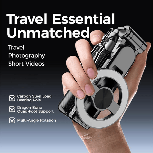 📸🔥 Last Day 49% OFF🌟4-in-1 Magnetic Selfie Stick-360° Rotation & Portable Tripod✅