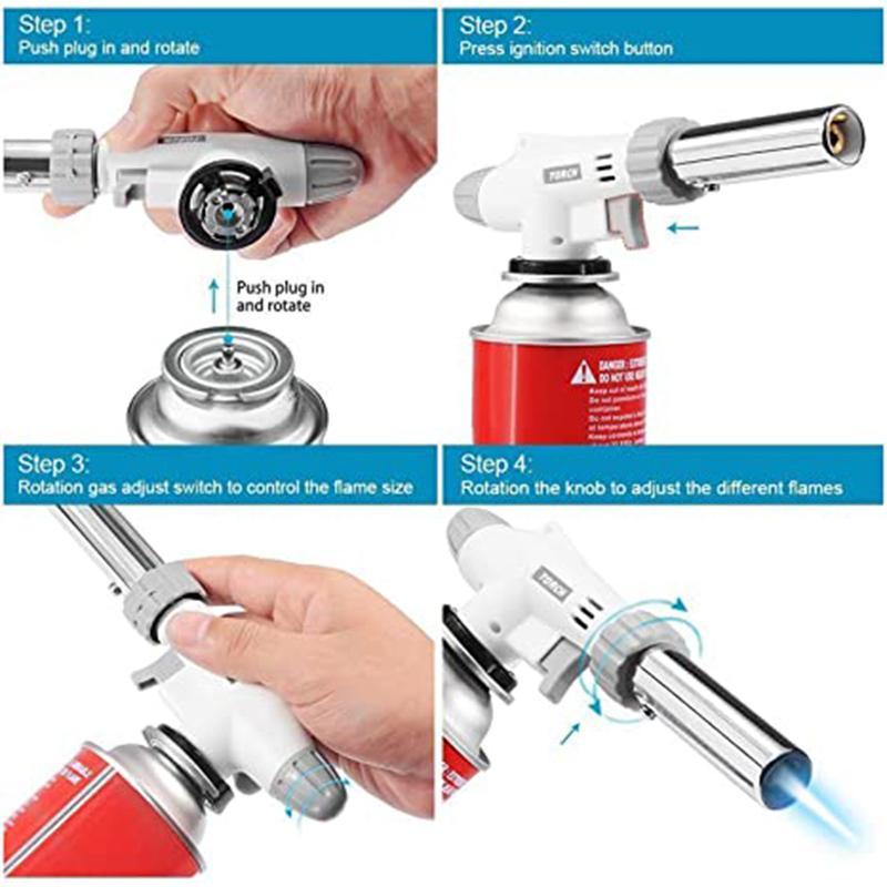 🔥New Hot Selling❤️‍🔥Butane Torch Kitchen Blow Lighter