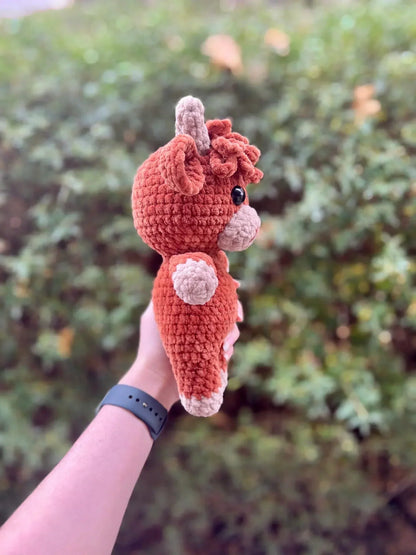 ✨LAST DAY PROMOTION - 50%OFF✨Crochet Highland Cow Amigurumi Pattern🐮- DIY Kit & Finished Plush