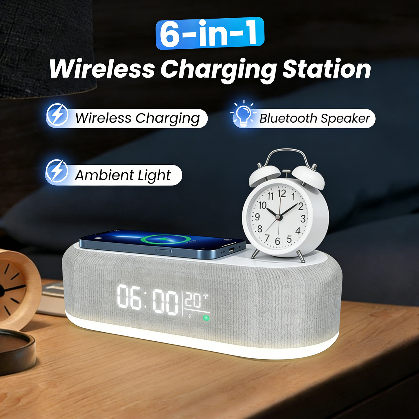 🔥Limited-time offer-6-in-1 Wireless Charging Station