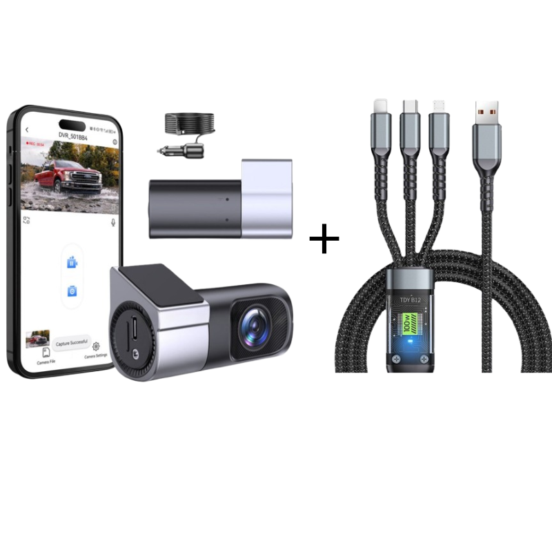 🔥Hot Sale Deals-1080P HD Dash Cam with Wi-Fi & Night Vision