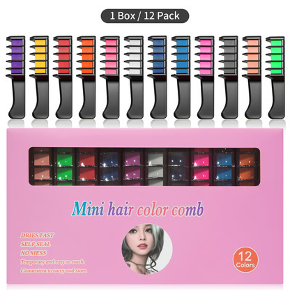 🎅Christmas Pre-sale-50% OFF✨Temporary Hair Dye Chalk Comb- Cruelty Free