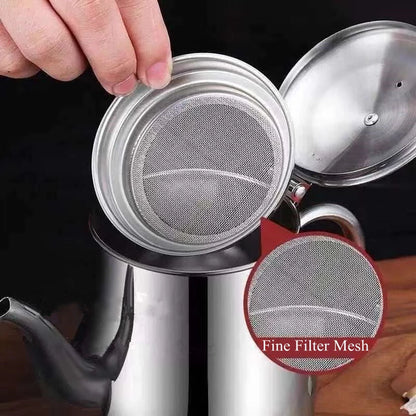 🔥Limited-time promotion 🔥Stainless Steel Oil Filter Pot