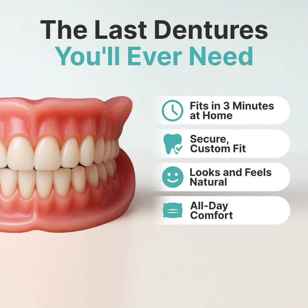 Custom-Fit Smile Support Kit — Strong Suction Feel & Natural-Looking Fit