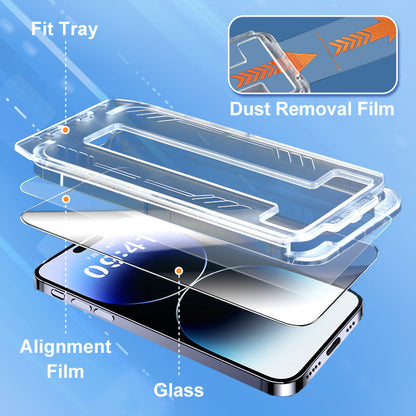 (iPhone 16 is coming!)💥Limited time 50% off🔥 iPhone Tempered Anti-Peeking Screen Protector - No Bubbles No Dust