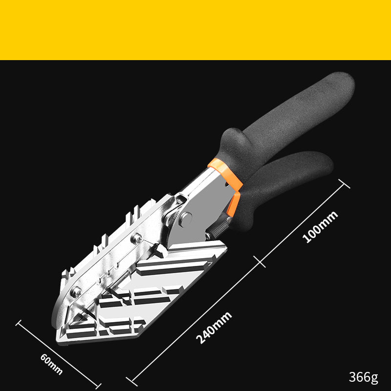 Adjustable Angle Sharp Cutting Scissors with Safety Lock