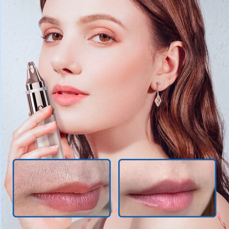 🔥Limited-time offer-2 In 1 Facial Hair Remover & Eyebrow Trimmer