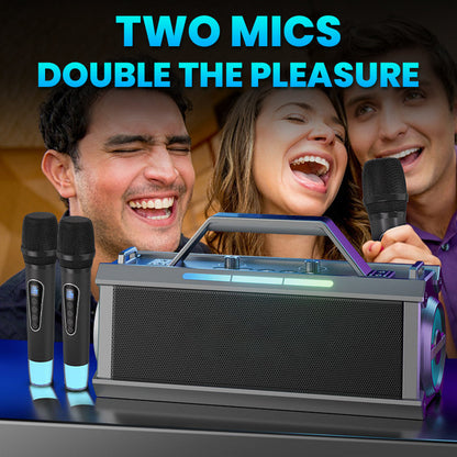 🔥2025 NEW SALES - 50% OFF🔥200W Bluetooth Karaoke Speaker with Wireless Microphone