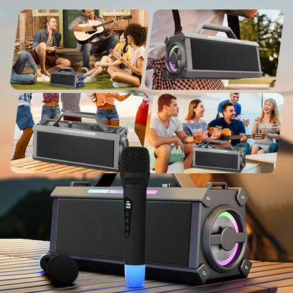 🔥2025 NEW SALES - 50% OFF🔥200W Bluetooth Karaoke Speaker with Wireless Microphone