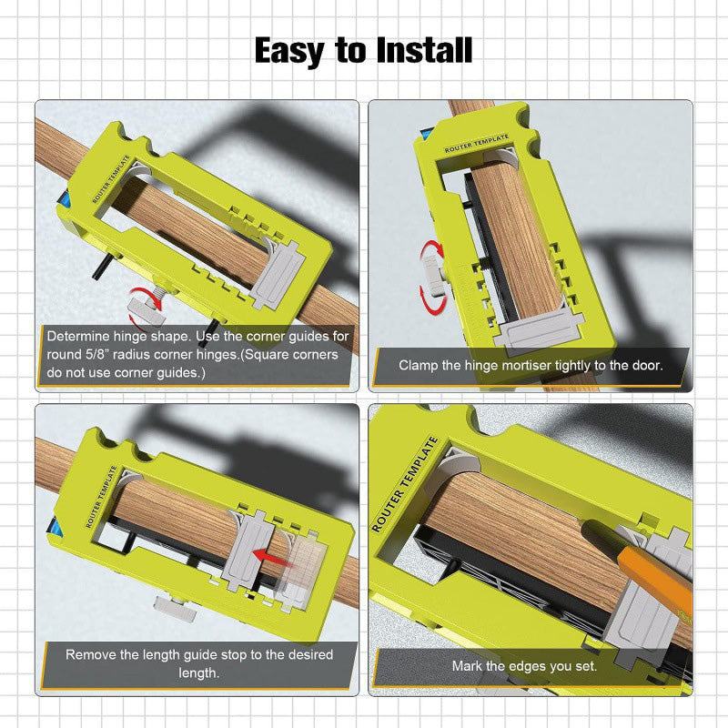 💕Hot Sale 50% OFF🎁Door Hinge Jig Kit