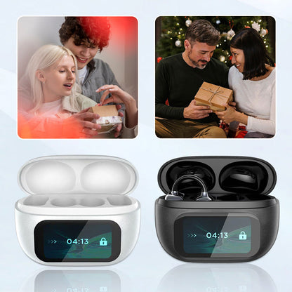 🔥🎧Ear Clip-on Smart Color Screen Intelligent Translation Headset🎧（Only 24 hours left in the campaign）