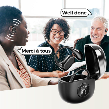🔥Last Day Promotion 49% OFF-🎁The best gift of all-AI Translation Wireless OWS Bluetooth5.4 Earphones (Fit iOS & Android)🎁