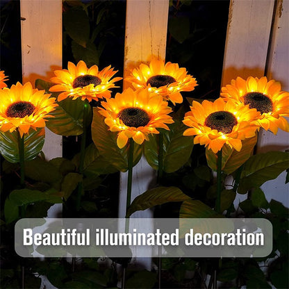 🌻 50% OFF NOW! ☀️ Sunflower Solar Lights – Waterproof Garden Decor & Forever Glow 💡