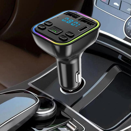 🔥Hot Sale Deals-Colorful Lights Bluetooth Car MP3 Player