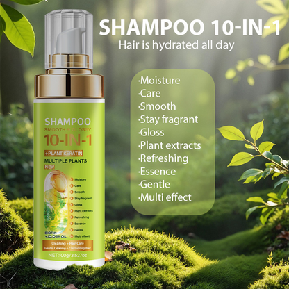 🔥Limited-time offer-10-in-1 Plant-Based Essence Shampoo