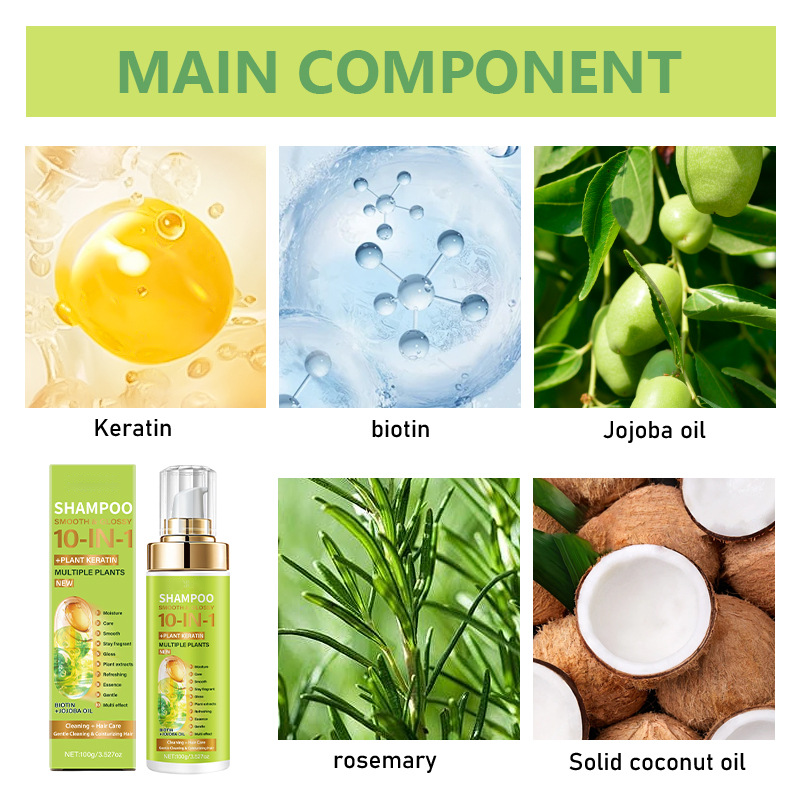 🔥Limited-time offer-10-in-1 Plant-Based Essence Shampoo