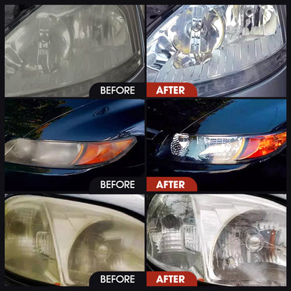 🔥Limited-time offer-180ml Professional Car Headlight Restorer with Sponge（50% OFF）