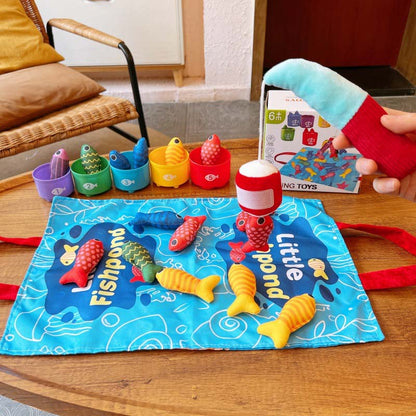 🐟 2-in-1 Magnetic Fishing & Stacking Cup Toy for Toddlers – Fun Meets Learning!