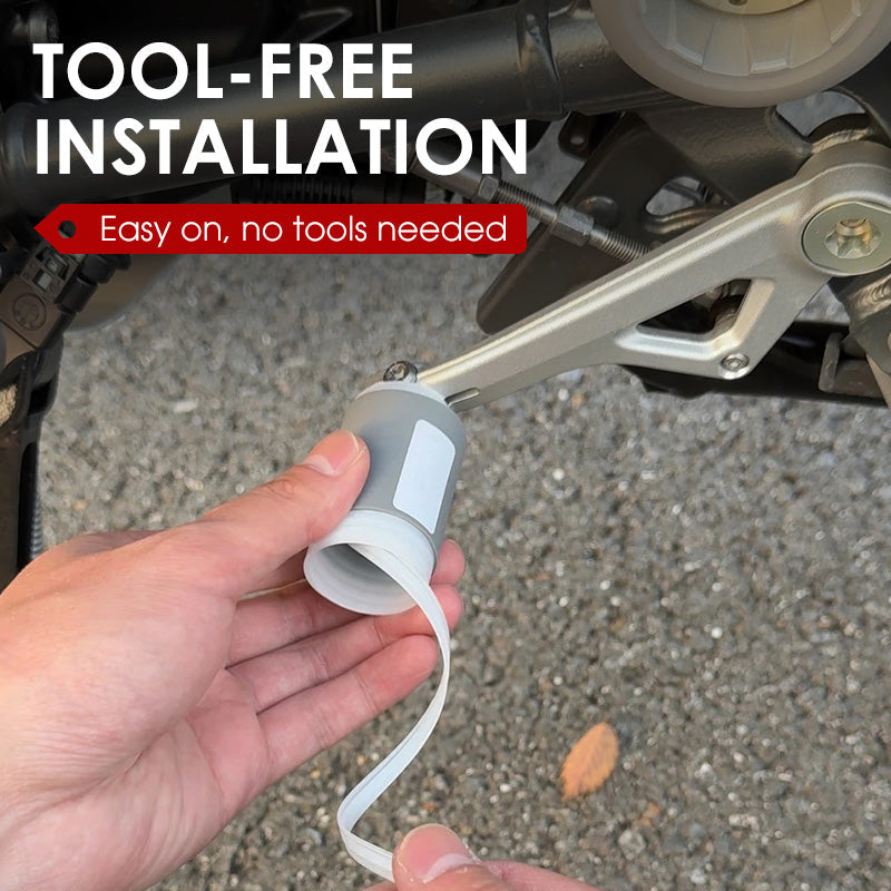 Motorcycle Gear Lever Cover — Keep firmly in place to prevent displacement.