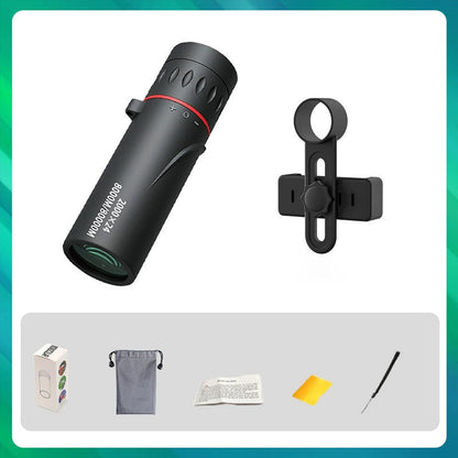 🔭 50% OFF NOW! ✨ Outdoor Portable Monocular Telescope - 12x50 High Definition with Smartphone Adapter for Adventures 🌄📱