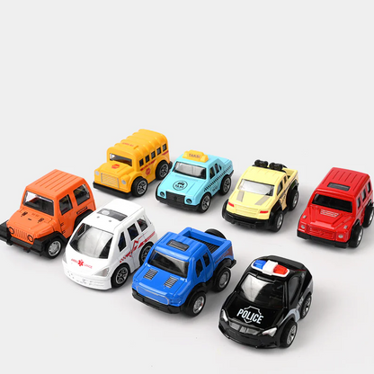 🔥Hot Sale Offers-12-Piece Mini Alloy Pull-Back Car Set