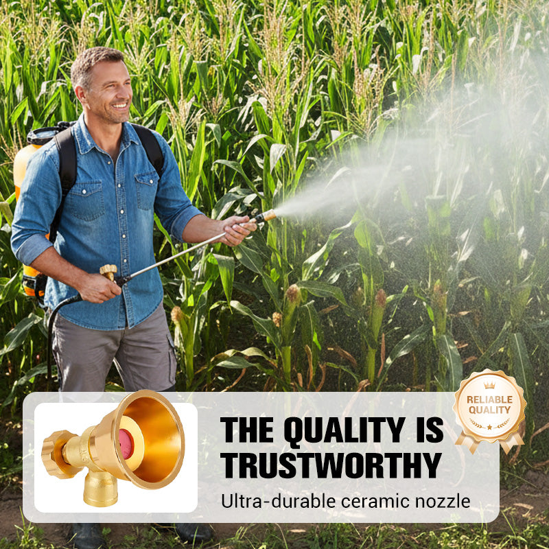 🔥⏳Hot Sale Deals🚨 Adjustable Brass Nozzle Spray for Agricultural Sprayer