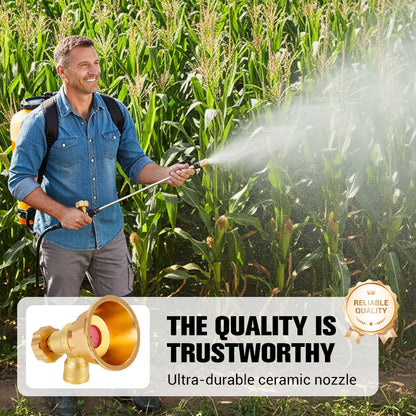 🔥⏳Hot Sale Deals🚨 Adjustable Brass Nozzle Spray for Agricultural Sprayer