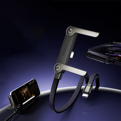 📢📢Limited-time offer✨240W Fast Charging Cable with Adjustable Phone Stand