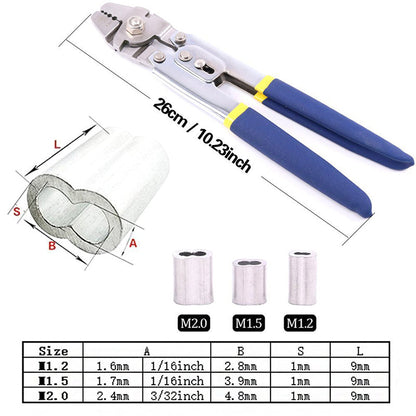 🔥Hot Sale Deals-Stainless Steel Fishing Crimp Pliers Kit