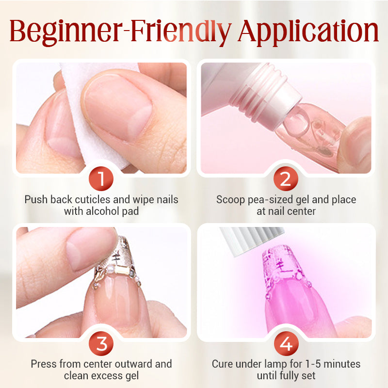 🔥Hot Sale Deals-Solid Adhesive Patch Gel for Press-On Nails