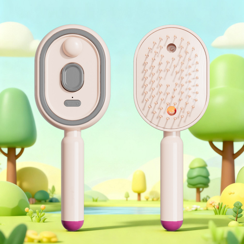 📢📢50 %  OFF !! ⏰Electric Spray & Massage Hair Brush✨🔥