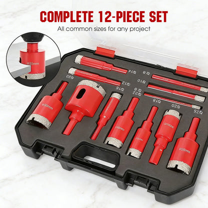 🔥Hot Sale Deals-Professional Dry Drilling Hole Saw Kit (6-35mm)