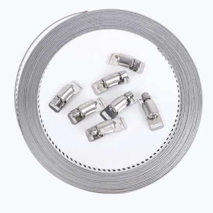 🔥Hot Sale Deals-Adjustable 304 Stainless Steel Hose Clamps Assortment Kit