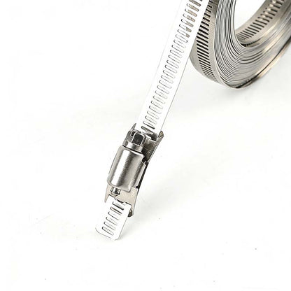 🔥Hot Sale Deals-Adjustable 304 Stainless Steel Hose Clamps Assortment Kit