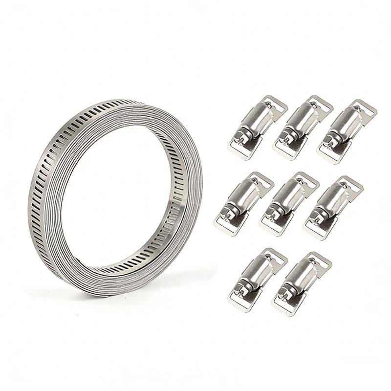 🔥Hot Sale Deals-Adjustable 304 Stainless Steel Hose Clamps Assortment Kit