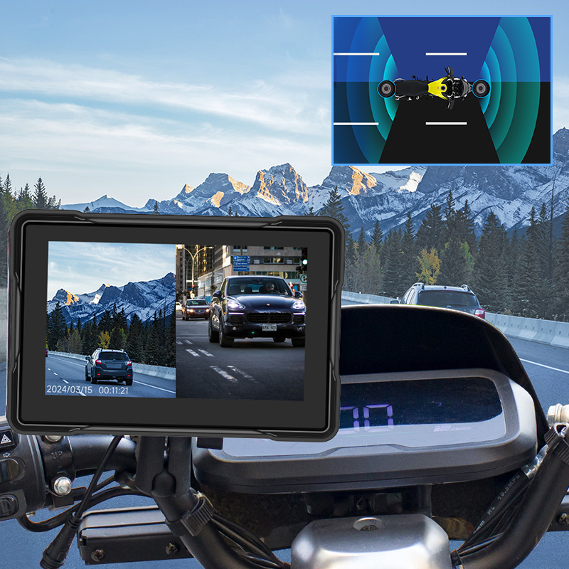 🔥Limited-time offer-Waterproof Motorcycle Front & Rear Dash Cam