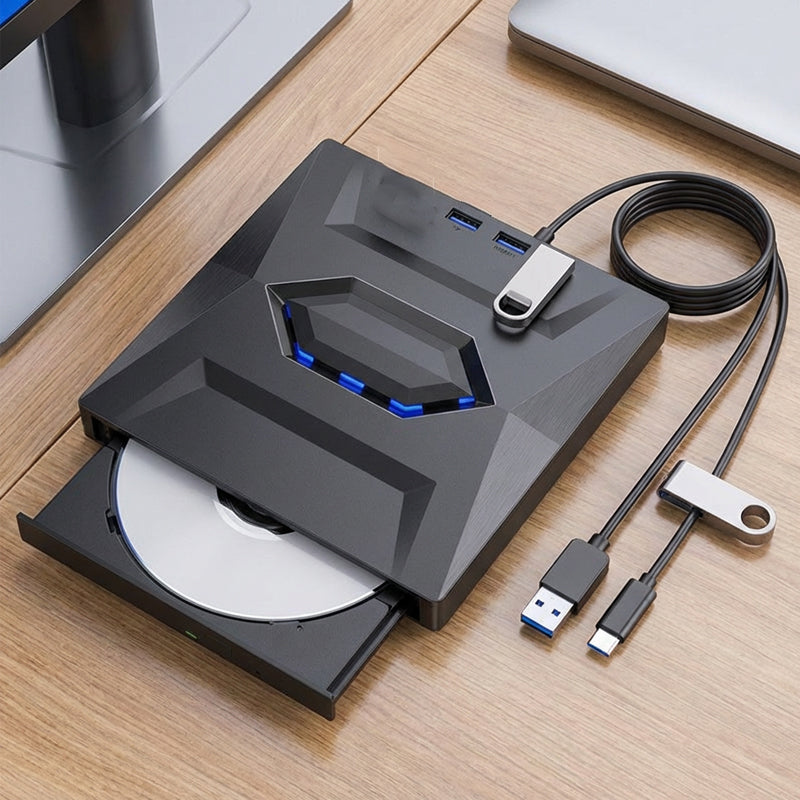 🔥Hot Sale Deals-Ultra-Slim External DVD Drive