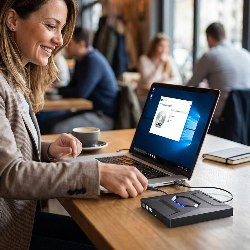 🔥Hot Sale Deals-Ultra-Slim External DVD Drive