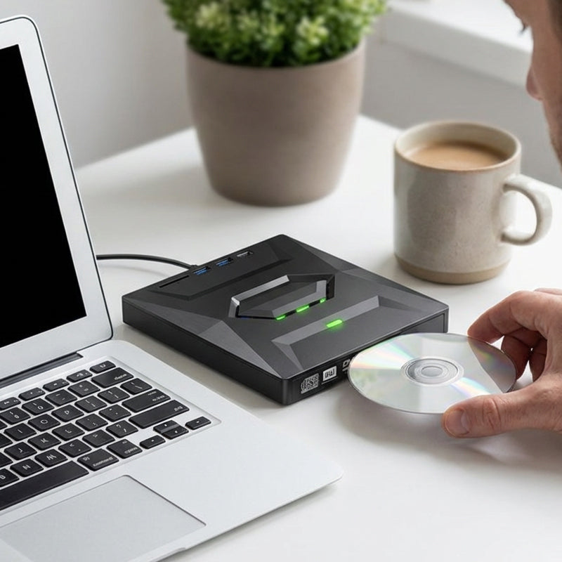 🔥Hot Sale Deals-Ultra-Slim External DVD Drive