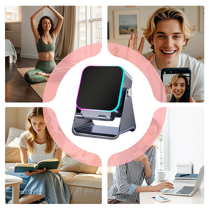 💎 50% OFF 5-IN-1 WIRELESS SPEAKER STAND! 💎 Induction Audio, Phone Holder & Ambient Light
