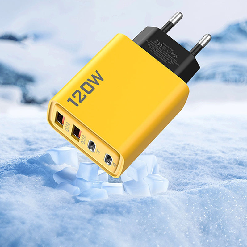 🔥Hot Sale Deals-120W 4-Port Fast Charger Block