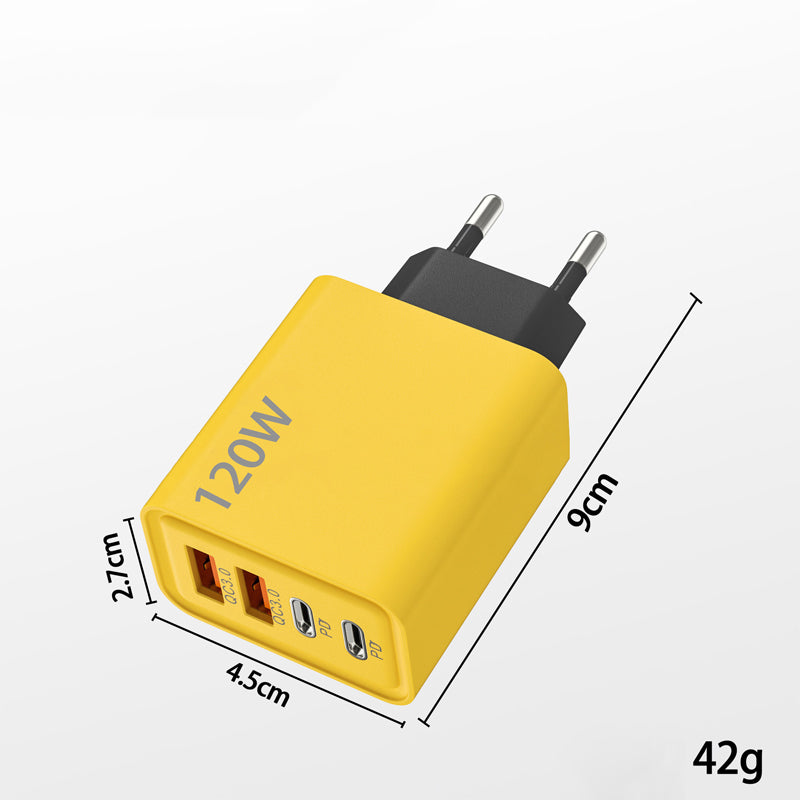 🔥Hot Sale Deals-120W 4-Port Fast Charger Block