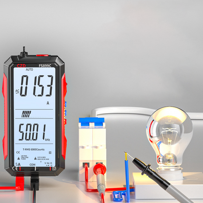 📢2026 Hot Sale 50% off⏰USB Rechargeable Digital Multimeter – True RMS, Auto-Ranging & Backlit LCD Display, CAT III 1000V 🛡️